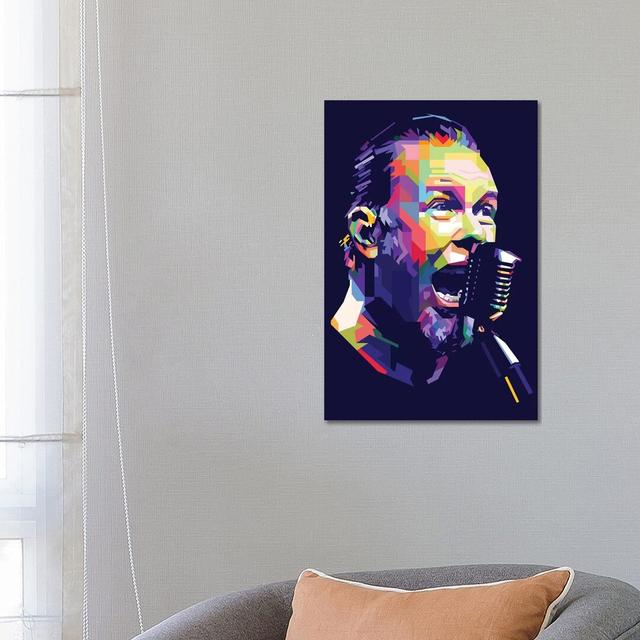 James Hetfield by Dayat Banggai - Painting on Canvas Ebern Designs Format: Wrapped Canvas, Size: 66.04cm H x 45.72cm W x 1.91cm D on Productcaster.