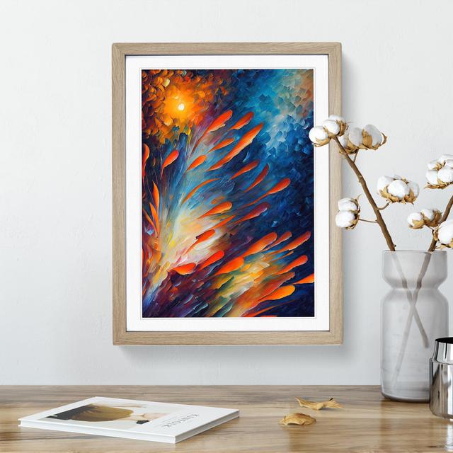 Beauty Of The Coral Reef No.2 - Single Picture Frame Print Metro Lane Frame Colour: Oak, Size: 34cm H x 25cm W x 2cm D on Productcaster.