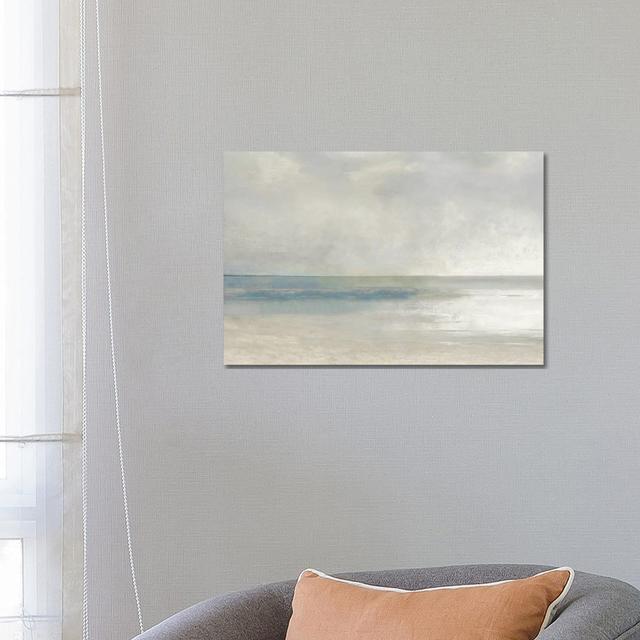 Pastel Seascape IIIA by Christy McKee - Wrapped Canvas Painting House of Hampton Size: 45.72cm H x 66.04cm W x 1.91cm D on Productcaster.