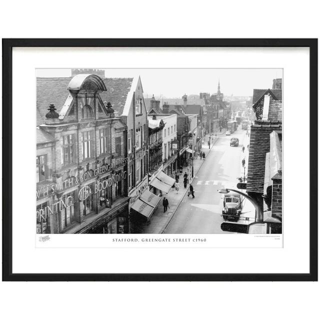 'Stafford, Greengate Street C1960' - Picture Frame Photograph Print on Paper The Francis Frith Collection Size: 40cm H x 50cm W x 2.3cm D on Productcaster.