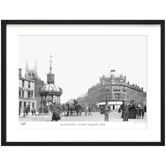 Blackpool, Talbot Square 1890 - Single Picture Frame Print The Francis Frith Collection Size: 60cm H x 80cm W x 2.3cm D on Productcaster.