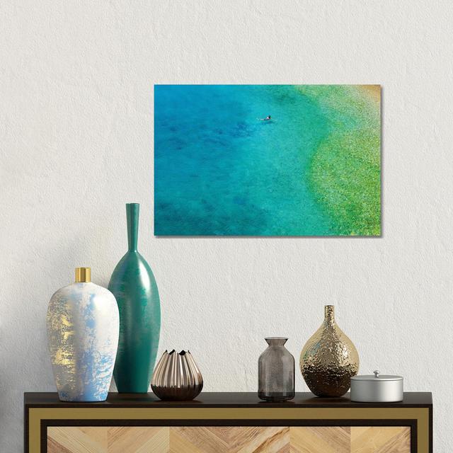 Solo Swim by Verne Varona - Gallery-Wrapped Canvas Giclée on Canvas Beachcrest Home Format: Wrapped Canvas, Size: 30.48cm H x 45.72cm W x 1.905cm D on Productcaster.