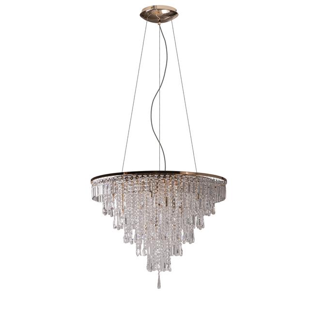 Kalabria 12-Light Crystal Chandelier Azzardo on Productcaster.