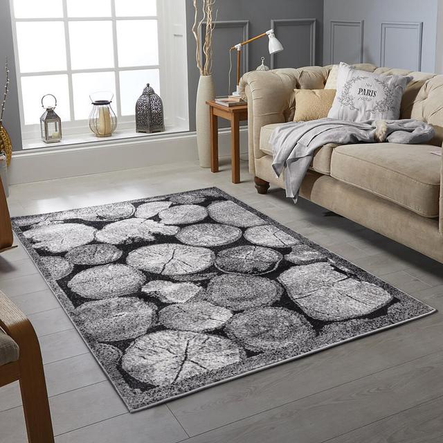 Glastbury Sherwood Dhurrie Grey Rug Alpen Home Rug Size: Rectangle 120 x 170 cm on Productcaster.