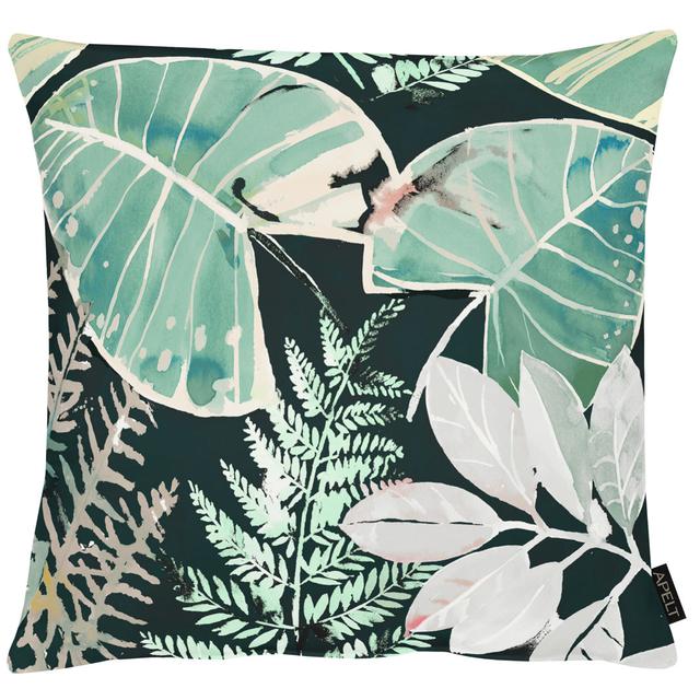 Jody Floral Square Scatter Cushion Apelt Fill Material: Polyester, Colour: Green, Size: 45 x 45cm on Productcaster.