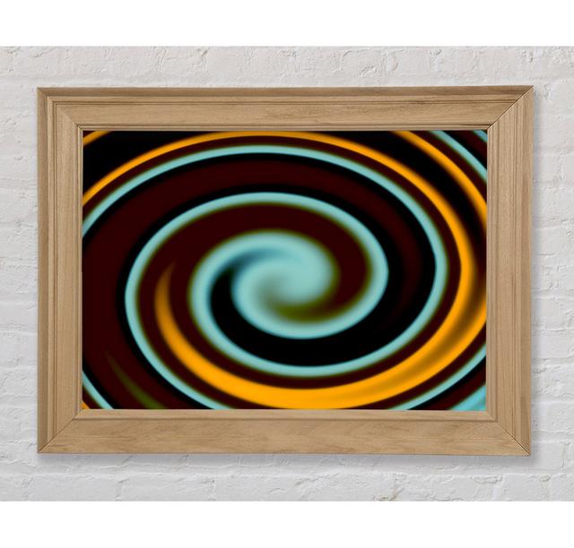 The Swirl - Single Picture Frame Art Prints Bright Star Size: 21cm H x 42cm W x 8 cm on Productcaster.