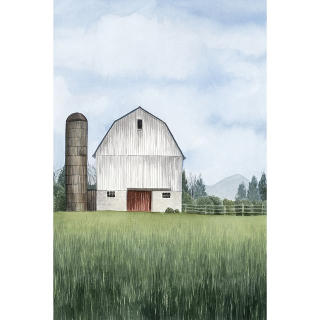 Northern Acreage II by Grace Popp - Wrapped Canvas Painting August Grove Size: 46cm H x 30cm W on Productcaster.