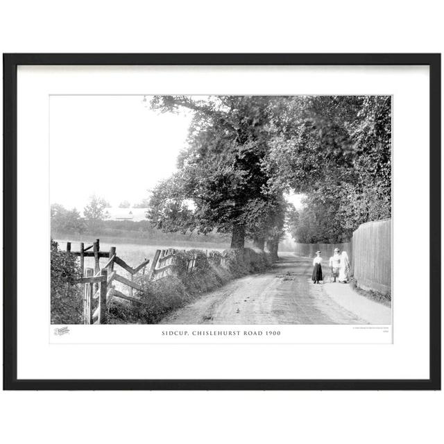 'Sidcup, Chislehurst Road 1900' by Francis Frith - Picture Frame Photograph Print on Paper The Francis Frith Collection Size: 60cm H x 80cm W x 2.3cm on Productcaster.