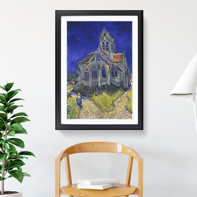 The Church at Auvers-Sur-Oise, View from the Chevet by Vincent Van Gogh - Picture Frame Painting East Urban Home Size: 48cm H x 36cm W x 2cm D, Frame on Productcaster.