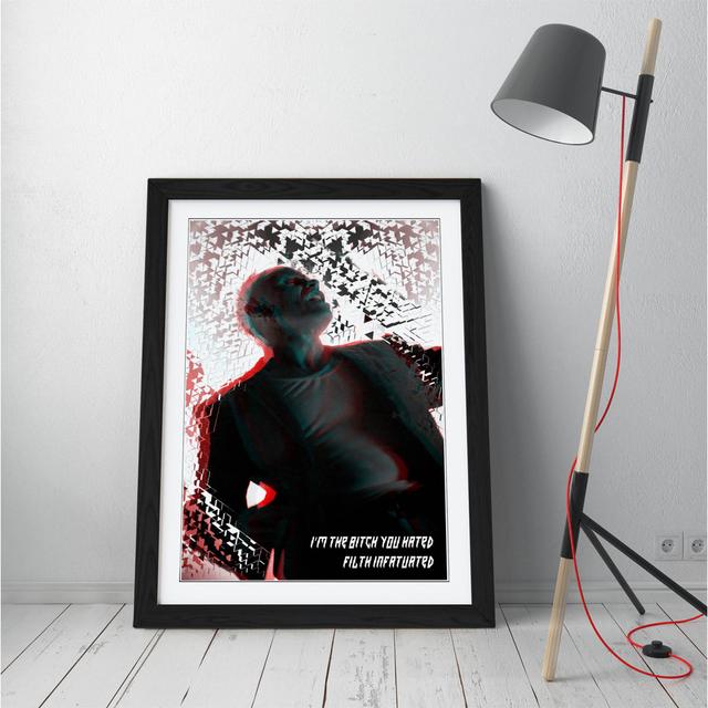 The Prodigy Keith Flint - Picture Frame Art Prints on Canvas Zoomie Kids Frame Colour: Black, Size: 64cm H x 47cm W on Productcaster.