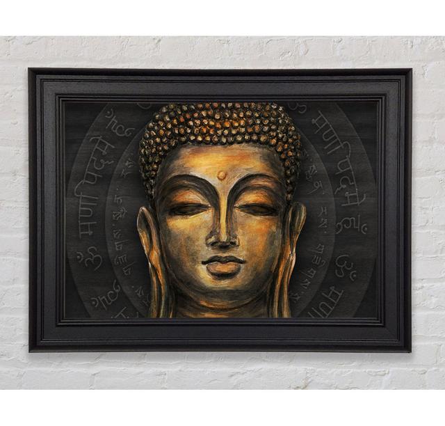 Serenity Buddha - Einzelner Bilderrahmen Kunstdrucke BohoLiving Größe: 100Cm H x 141,4cm B x 8cm T on Productcaster.