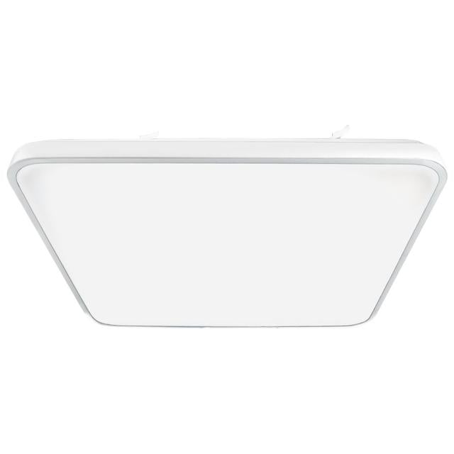 Fabio Plastic LED Flush Mount HowHomely Size: 6cm H x 47cm W x 47cm D, Fixture Finish: White on Productcaster.