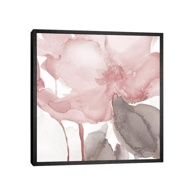 Blush Bloom II by Carol Robinson - Graphic Art Print on Canvas Ebern Designs Size: 66.04cm H x 66.04cm W x 3.81cm D, Format: Wrapped Canvas on Productcaster.