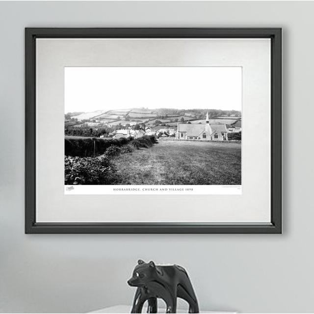 Horrabridge, Church And Village 1898 - Single Picture Frame Print The Francis Frith Collection Size: 40cm H x 50cm W x 2.3cm D on Productcaster.