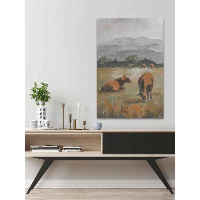 'The Farm Life' by Parvez Taj Framed Print on Canvas East Urban Home Size: 114cm H x 76cm W on Productcaster.