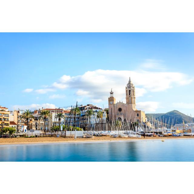 Beautiful Town of Sitges by Jacek_Sopotnicki - Wrapped Canvas Photograph 17 Stories Size: 61cm H x 91cm W x 3.8cm D on Productcaster.