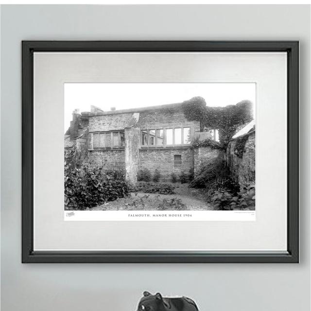 'Falmouth, Manor House 1904' - Picture Frame Photograph Print on Paper The Francis Frith Collection Size: 45cm H x 60cm W x 2.3cm D on Productcaster.