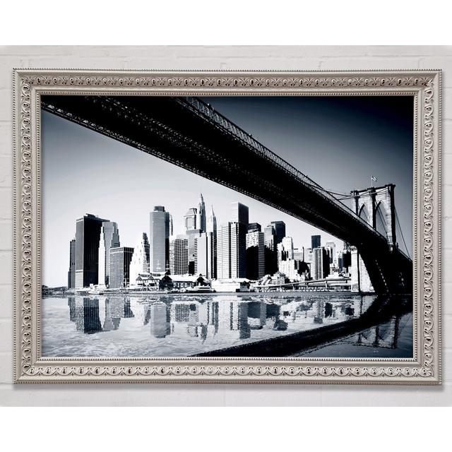 The Drive To New York City Blue - Print Bright Star Size: 21cm H x 29.7cm W x 3cm D on Productcaster.