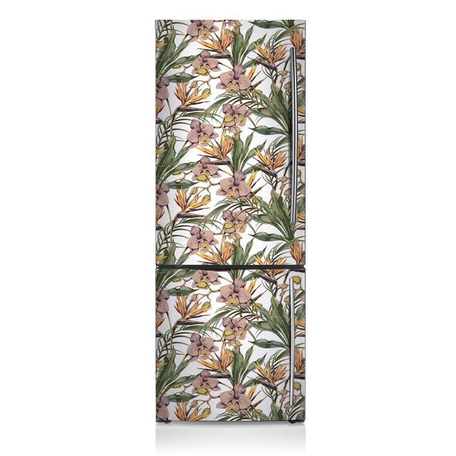 Botanical Leaves Fridge Magnetic Door Sticker East Urban Home on Productcaster.