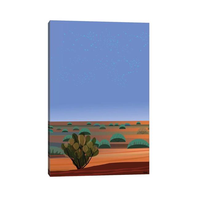 Desert Twilight by Charles Harker - Wrapped Canvas Print Natur Pur Size: 30.48cm H x 20.32cm W x 1.905cm D on Productcaster.