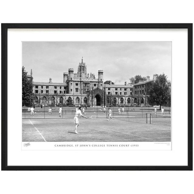 Cambridge, St John's College Tennis Court C1955 by Francis Frith - Single Picture Frame Print The Francis Frith Collection Size: 60cm H x 80cm W x 2.3 on Productcaster.