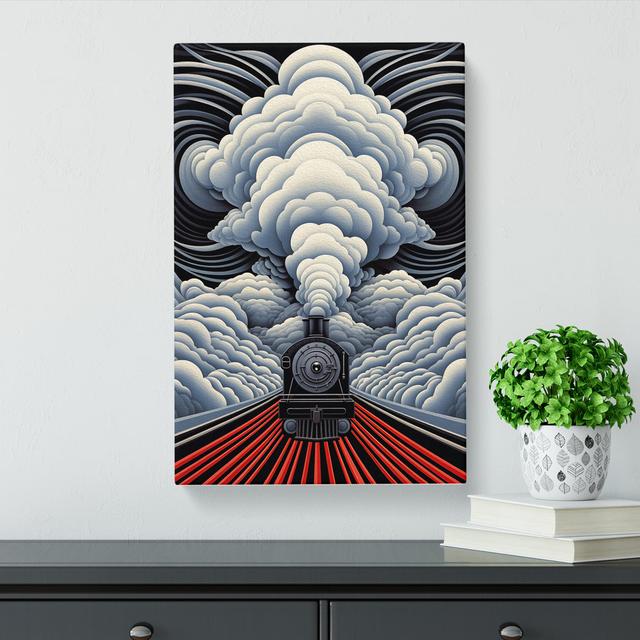 Steam Train Op - Art Prints Borough Wharf Size: 50cm H x 35cm W x 3cm D on Productcaster.