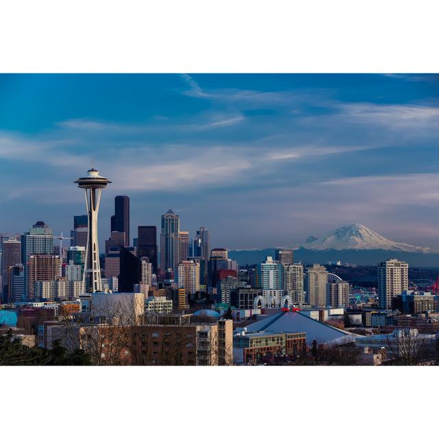 Seattle Skyline by Tomkli - Wrapped Canvas Photograph 17 Stories Size: 20cm H x 30cm W on Productcaster.