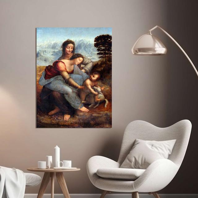 The Virgin And Child With Saint Anne, Ca 1503 by Leonardo Da Vinci - Wrapped Canvas Art Prints Ophelia & Co. Size: 80cm H x 60cm W on Productcaster.