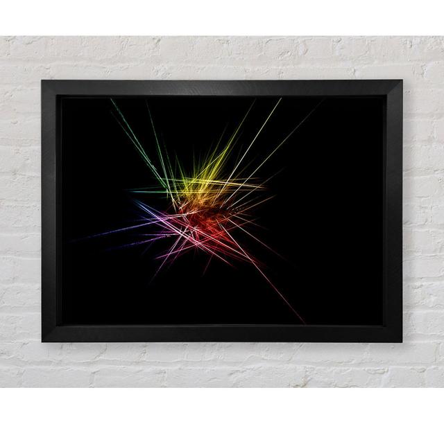 Rainbow Blast - Single Picture Frame Art Prints Metro Lane Size: 59.7cm H x 84.1cm W on Productcaster.