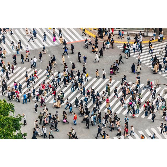 Shibuya Crossing, Tokyo, Japan by JohnnyGreig - No Frame Print on Canvas 17 Stories Size: 30cm H x 46cm W on Productcaster.