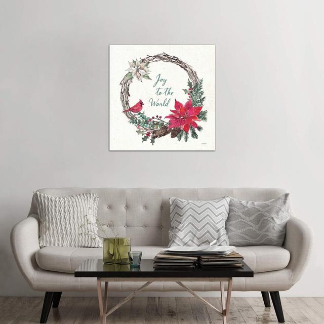 Seasonal Charm V by Anne Tavoletti - Painting on Canvas The Seasonal Aisle Format: Wrapped Canvas, Size: 93.98cm H x 93.98cm W x 1.91cm D on Productcaster.