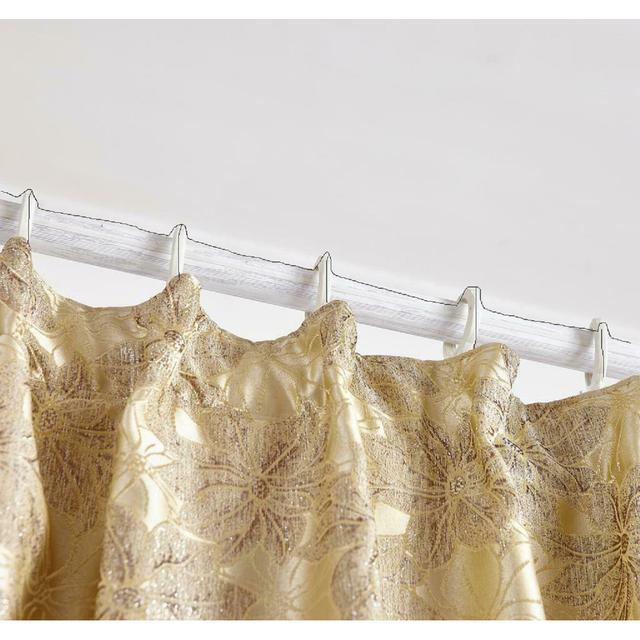 Dianelly Polyester Room Darkening Pinch Pleat Curtain Pair Rosalind Wheeler Curtain Colour: Gold, Panel Size: 168cm Width x 228cm Drop on Productcaster.