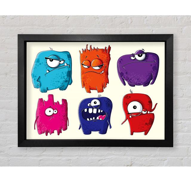 Monster Fun 2 - Single Picture Frame Art Prints Bright Star Size: 84.1cm H x 118.9cm W x 3.4cm D on Productcaster.