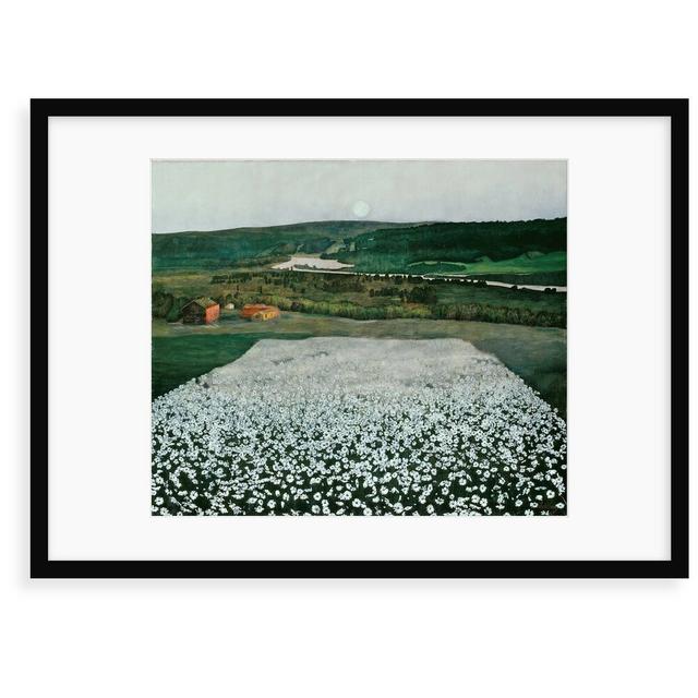 'Flower Meadow in the North' Painting East Urban Home Size: 40 cm H x 50 cm W x 2.3 cm D, Format: Framed Paper on Productcaster.