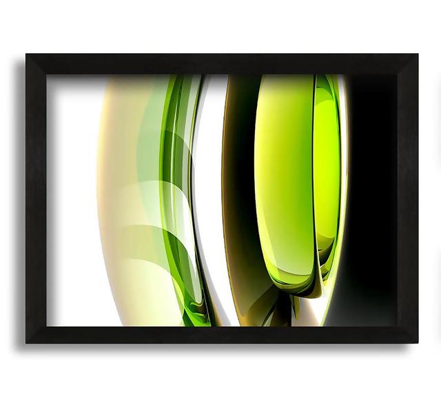 Lime Dream Framed Print Ivy Bronx Size: 30cm H x 42cm W x 10cm D on Productcaster.