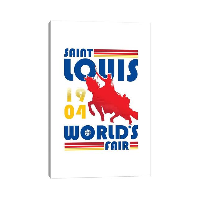 St. Louis World's Fair by Benton Park Prints - Print on Canvas Corrigan Studio Size: 101.6cm H x 66.04cm W x 1.91cm D, Format: Wrapped Canvas on Productcaster.