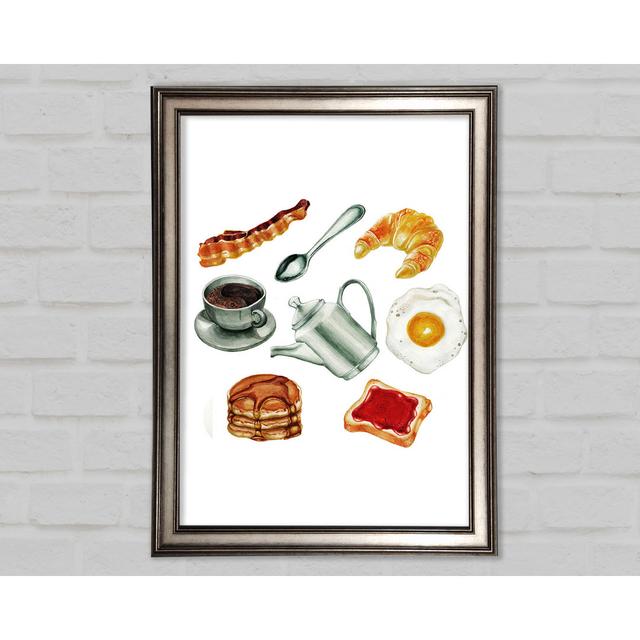 Breakfast Ready Framed Print Ophelia & Co. Size: 42cm H x 59.7cm W on Productcaster.