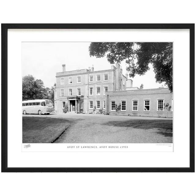 'Ayot St Lawrence, Ayot House C1955' by Francis Frith - Single Picture Frame Print The Francis Frith Collection Size: 60cm H x 80cm W x 2.3cm D on Productcaster.