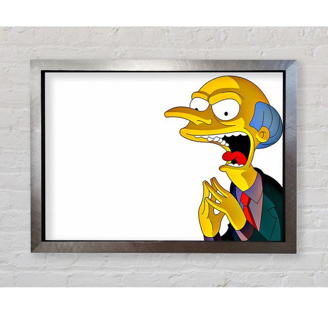 The Simpsons Mr Burns - Single Picture Frame Art Prints Bright Star Size: 42cm H x 59.7cm W on Productcaster.