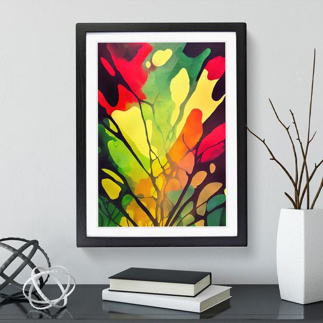 Bright Tree - Picture Frame Graphic Art Marlow Home Co. Frame Colour: Black, Size: 34cm H x 25cm W x 2cm D on Productcaster.