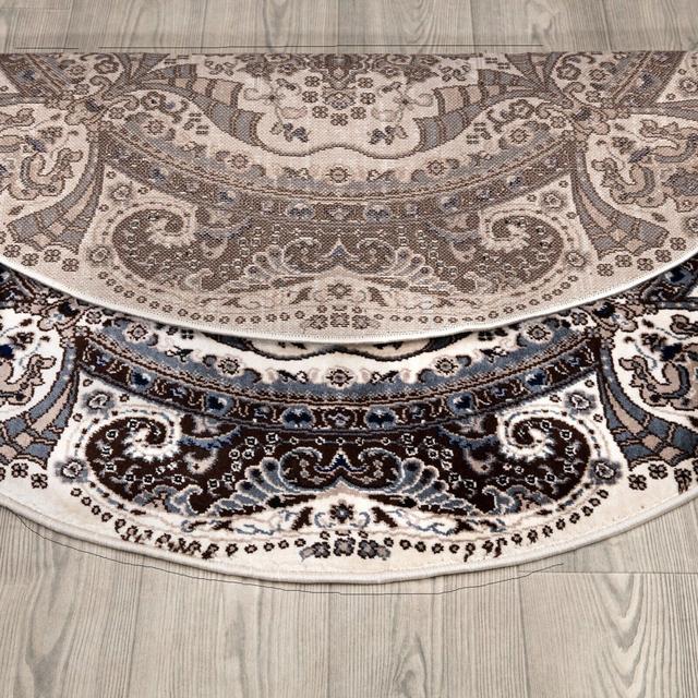 Irton Machine Woven Cream Area Rug Astoria Grand Rug Size: Round 120cm on Productcaster.