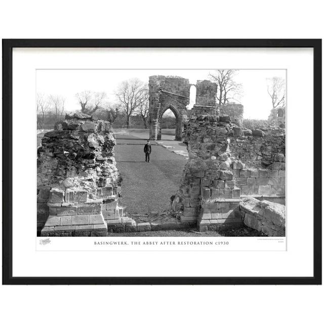 'Basingwerk, the Abbey After Restoration C1930' by Francis Frith - Picture Frame Photograph Print on Paper The Francis Frith Collection Size: 28cm H x on Productcaster.