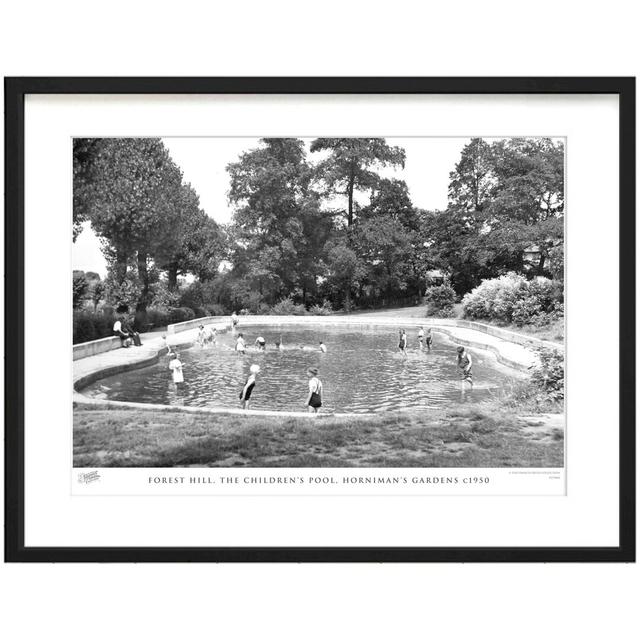 'Forest Hill, the Children's Pool, Horniman's Gardens C1950' by Francis Frith - Picture Frame Photograph Print on Paper The Francis Frith Collection S on Productcaster.