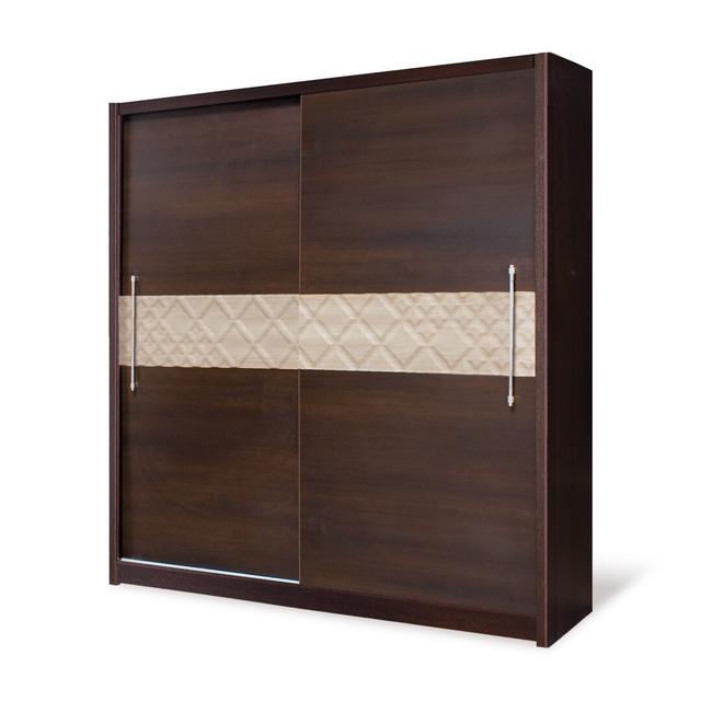 Americana 2 Door Manufactured Wood Wardrobe Ophelia & Co. on Productcaster.