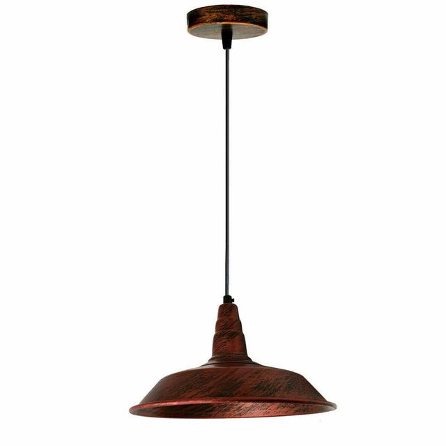 Carterville 1 - Light Single Dome Pendant Borough Wharf Finish: Rustic Red on Productcaster.