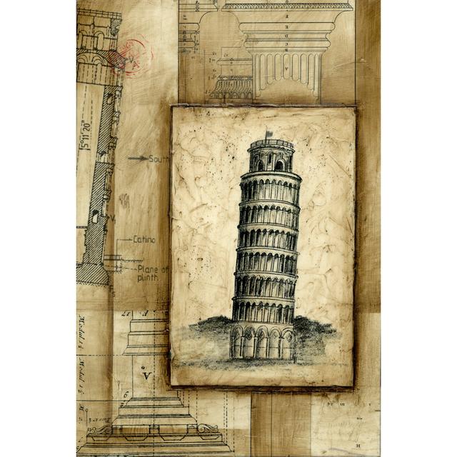 Passport to Pisa by Ethan Harper - Wrapped Canvas Graphic Art Rosalind Wheeler Size: 91cm H x 61cm W x 3.8cm D on Productcaster.