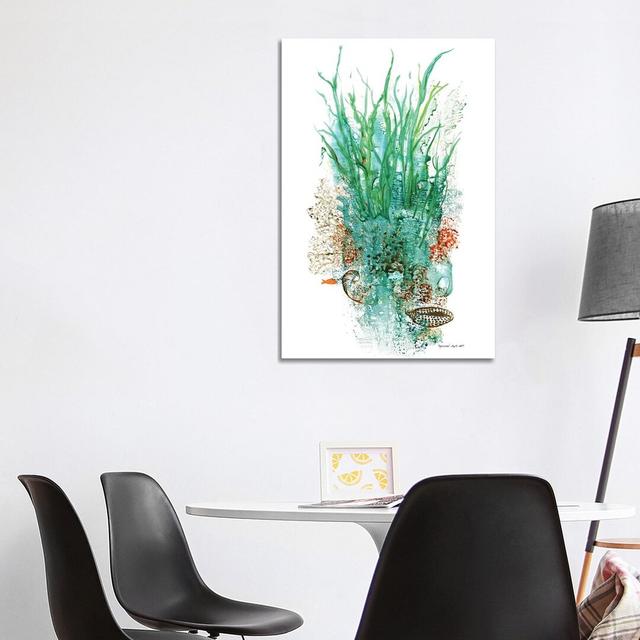 Flora Of The Deep I House of Hampton Size: 101.6cm H x 66.04cm W x 1.905cm D on Productcaster.