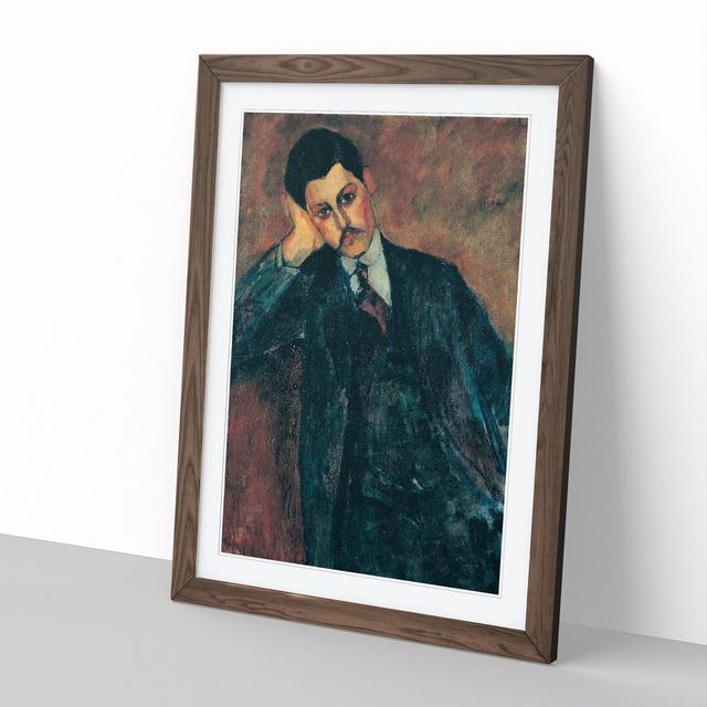 Jean Alexandre by Amedeo Modigliani - Picture Frame Painting East Urban Home Frame Option: Walnut, Size: 48cm H x 36cm W x 2cm D on Productcaster.