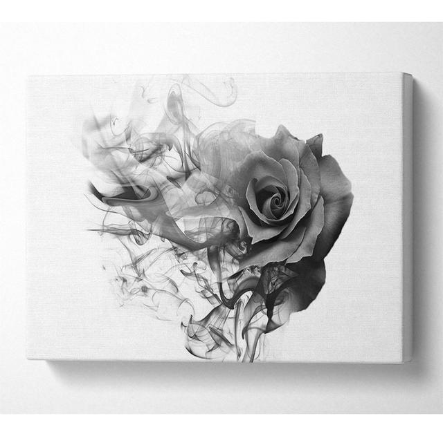 Rose to Smoke - Wrapped Canvas Graphic Art Fairmont Park Size: 101.6cm H x 142.2cm W on Productcaster.