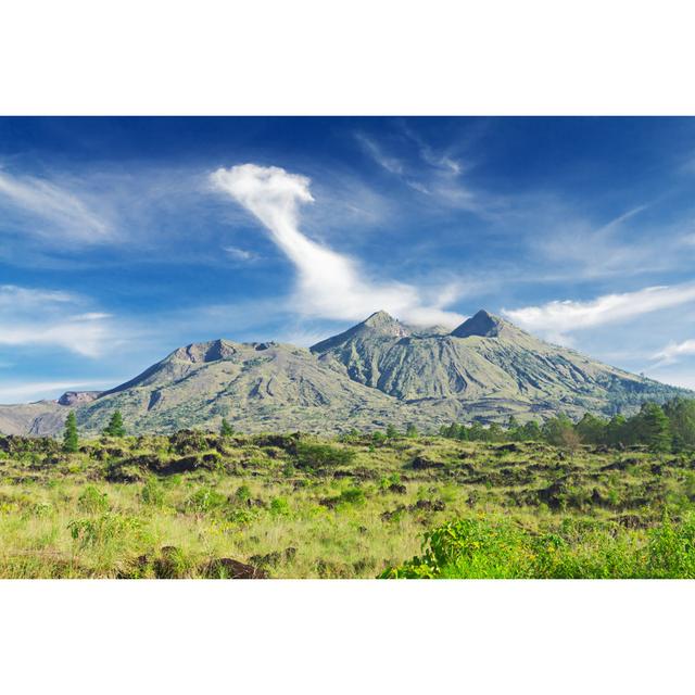 Forksville Batur Volcano - Wrapped Canvas Photograph Alpen Home Size: 81cm H x 122cm W x 3.8cm D on Productcaster.